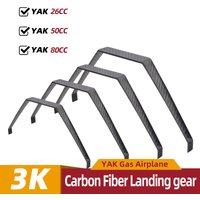 YAK 26CC /50CC /80CC RC Gas Aircraft Model Carbon Fiber Landing Gear Undercarriage