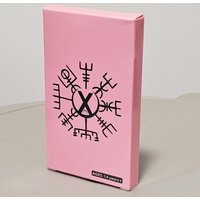 Love Runes Deck - 25 Pcs Pink Oracle Cards 10.3 X 6cm for Relationship Guidance & Divination - Elder Futhark Rune Meanings
