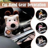 Car Gear Shift Decoration Accessories Cute Dolls With Turn Signal Windshield Wiper Rearview Mirror Auto Ornament Children's Toy