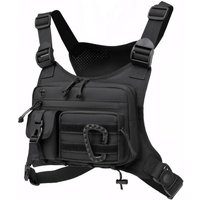 AliExpress Tactical Chest Bag Men's Vest Edc Waterproof Anti-Theft Chest Pack Rig for Outdoor Cycling Bags Running Front Chest Pack
