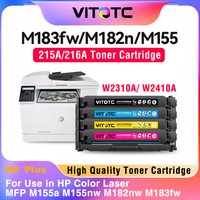 4 Color 215A 216A W2410A Toner Cartridge Compatible for HP Color Pro MFP M155a M155nw M182nw M183fw Laser Printer With Chip