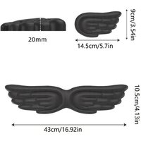 Angel Wings Shaped Keyboard Mouse Wrist Rest Wing Memory Foam Anti-slip Silicone Ergonomic Wrist Guard Table Mat Mouse Pad