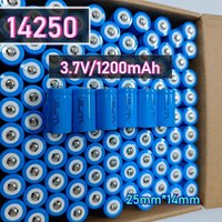 14250 3.7V Lithium Battery CR2 1200mAh for Flashlight Cordless phones Smoke alarm Infrared laser sight Walkmans Laptop Toy