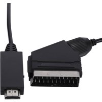 1080P HDMI-compatible To SCART Video Audio Upscale Converter Adapter for HD TV DVD for Sky Box STB Plug and Play DC Cable