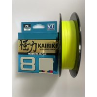 Japanese YGKV8 150M/300M New Kairiki 8 Braided PE Line Green DARK GREEN MULTI YELLOW