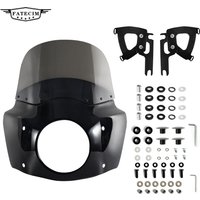 11" Smoke Windshield Fairing Deflector Windproof For Harley Touring Road King FLHR 1994-2023 Road King Special FLHRXS 2017-2025