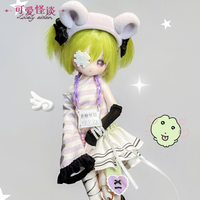 Inedible Lovely Kwaidan Series Bjd Blind Box 1/8 Scale Hair Transplant Dolls Cute Spooky Rabbit Themed Doll Girl's Birthday Gift