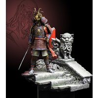 1/24 resin soldier model GK Ancient Samurai unassembled and unpainted DIY kit 822R