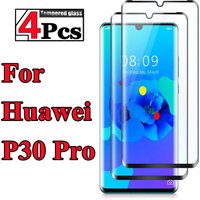 1/4 piece of glass film suitable for Huawei P30 Pro Full coverage tempered glass high-definition anti drop screen protector