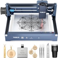 WAINLUX X2 Dual Laser Engraver Machine for Metal 1064nm Infrared Laser with 5W 10W Diode for Wood Engraving Carving Area 15x20cm