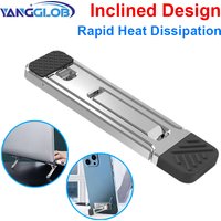 Laptop Stand Aluminum Alloy Mini Folding Holder 3 Height Adjustment Notebooks Bracket Accessories For Macbook Smart Phone