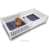 Dingo-XL Whelping Box 94''×48'' Dual Zone Design 2 Washable Pee Pads 2 Storage Bags DingoSafe Rail
