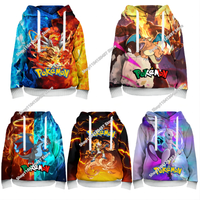 Anime Pikachu Snorlax New Sweatshirt Gengar Men Women Autumn Winter Hoodie Student Sweater Youth Cool Sports Jacket Coat