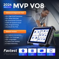 MUCAR VO8 Lifetime Free Auto OBD2 Scanner 34 Reset ECU Coding Bidirectional Key Programming Professional Car Diagnostics Tools