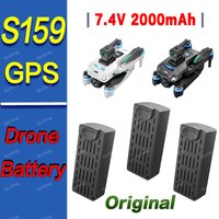 Original S159 GPS Drone Battery 7.4V 2200mAh Lipo Battery For S159 8K 5G Aerial Spare Battery S159 Pro Replacement Parts