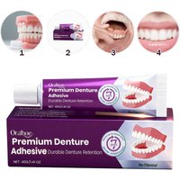 1PCS Denture Adhesive Cushion Glue,Premium Comfort Dental Adhesive for Men Women,Thermoplastic Denture-Adhesive for Secure Hold