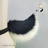 1Pcs Faux Fur Bunny Headwear Animal Rabbit Ears Plush Hairband Party Cosplay Costume Accessories