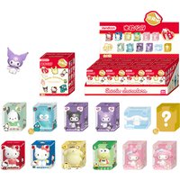 Jandoon Original Sanrio Hello Kitty Blind Box Doll Melody Kuromi Cinnamoroll Pochacco Keroppi Mini Action Figures Model Toy Gift