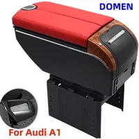 For Audi A1 Double open armrest box original factory dedicated central armrest box modification parts car accessories interior