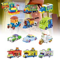 Takara Tomy Tomica Disney Pixar Toy Story 5 Diecast Alloy Mini Simulation Car Model Woody Buzz Lightyear Collectible Vehicle Toy