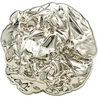 10pcs Versatile Abstract Textured Metal Buttons for Jackets/Bags/DIY Crafts, 17/22/35mm Irregular Shape Buttons Gold Silver