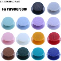 2pcs For PSP2000 PSP3000 Game Console 3D Analog Joystick Cap Thumbstick Button Rocker Cover Replacement Part For PSP 2000 3000