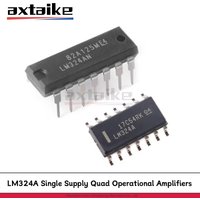 10PCS LM324A LM324ADR LM324AN LM324 LM324ADR2G DIP-14 SOP-14 Single Supply Quad Operational Amplifiers SMD IC Chip