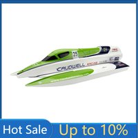 TFL 1138 Caudwell F1 Anti-rollover Fiberglass RC Racing Boat Orange and Green for Choose