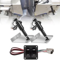 Standard Trim Tab Kit 15101-04 - 9" X 12" - W/Double Rocker Switch for Boat Length 16’-25’