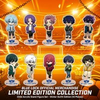 Blue Lock 8CM Anime Figure Standee Isagi Yoichi Bachira Meguru Kunigami Rensuke Desktop Decor Collectible Souvenir Blue Prison