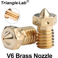 trianglelab BRASS V6 Nozzle for 3D printers hotend 3D printer nozzle for TD6 DDE CHC KIT v6 hotend extruder prusa i3 mk3
