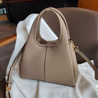 Genuine Leather Women's Shoulder Crossbody Basket Bags Luxury Designer Brand Fashion Ladies Handbag Cowhide Female Commuting Bag