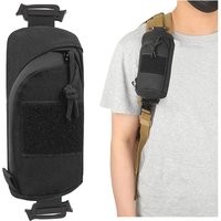 Tactical Molle Bag Backpack Shoulder Strap Accessory Pouch, Multifunctional EDC Tool Pockets Small Compact Pouchs