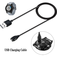 1m USB Charging Cable for Garmin Fenix 8 43mm 47mm 51mm/7/7S/7X/6/6S/6X/5/5S/5X Forerunner 245 255 265 645 955 965 Vivoactive 5