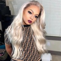 Opulent Ash Blonde Body Wave Lace Wig – Pre-Styled Natural Hairline Premium Wig