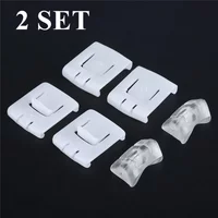 6 Piece Car Front Seat Rail Runner Centre Slider Guide 435881203A C10 For GOLF MK1 MK2 MK3 CORRADO SCIROCCO Plastic