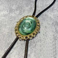 Violet Evergarden Cosplay Necktie Bowtie Green Brooch Necklace Anime Cosplay Accessory
