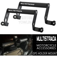 For DUCATI MULTISTRADA V2 / S 2015-2024 Phone Holder Mount Navigation Holder GPS Bracket Plate Multistrada 1260S 950 1200 1260 S