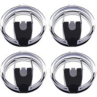 4 Pieces, 20oz Car Cup Replacement Lids, Sealing Lids, Snowman Cup Replacement Lids, Straw Lids, Spill-Proof Lids, Suitable for Cups with an Inner Diameter of 8.1Cm/3.19In