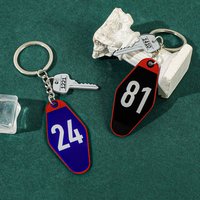 Heated Rivalry Keychain Ilya Rozanov 81 Shane Hollander 24 Motel Style Acrylic Key Ring with Room Number Mini Key Charm for Fans