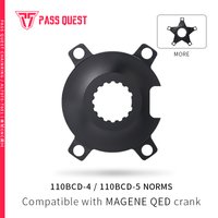 Spider For Magene QED Cranks 110bcd FORE Claws 5 claws Chainring Crank Adapter Road Bike Chainwleel Converter