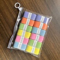 12PCS Sticky Overgrips Colorful For Tennis Padel Pickleball Badminton Fishing Racket Paddle Durable Long 110cm Non Slip Grip Pro