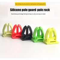 1/2Pcs Portable Fishing Rod Holder For Fishing Pole Fastener Binding ClipHot