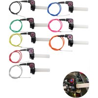 AliExpress NONE Enduro Motocross Motorcycle Accelerator Throttle Handle Grips Parts Universal 1200mm Cable 22mm 7/8'' Dirt Pit Bike Accessories