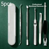3/5pcs Stainless Steel Foot Care Tool Set Ergonomic Design Multifunctional Pedicure Kit Dead Skin Callus Remover Foot File