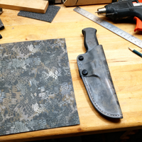 DIY Knife Scabbard Material Woodland Kydex Thermoplastic Board Digital Custom Knife Sheath Craft Supplies