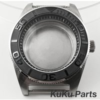 40mm NH35 62MAS Diving With Black Chapter Ring Ceramic Bezel Watch Cases For NH35 NH36 NH34 NH38 NH70 Movement For 28.5mm Dial