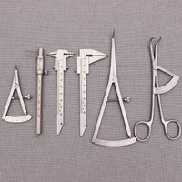 Dental Implantat Castroviejo Knochen Messschieber Dental Chirurgische Wachs Knochen Dicke Dental Crown Gauge Messschieber Zahnarzt Medizinische Lineal