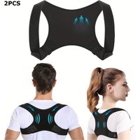 2PCS Posture Corrector for Men, Adjustable Back Support Brace, Shoulder Brace,Posture Corrector for Women,Neck Pain Relief