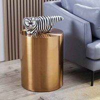 Stainless Steel Coffee Table, Brushed Tea Table, Round Storage Desk, Nordic Furniture,Storage Rack,Luxury Side Table, Customized